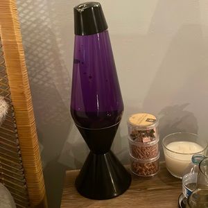 Purple and Black Lava Lamp